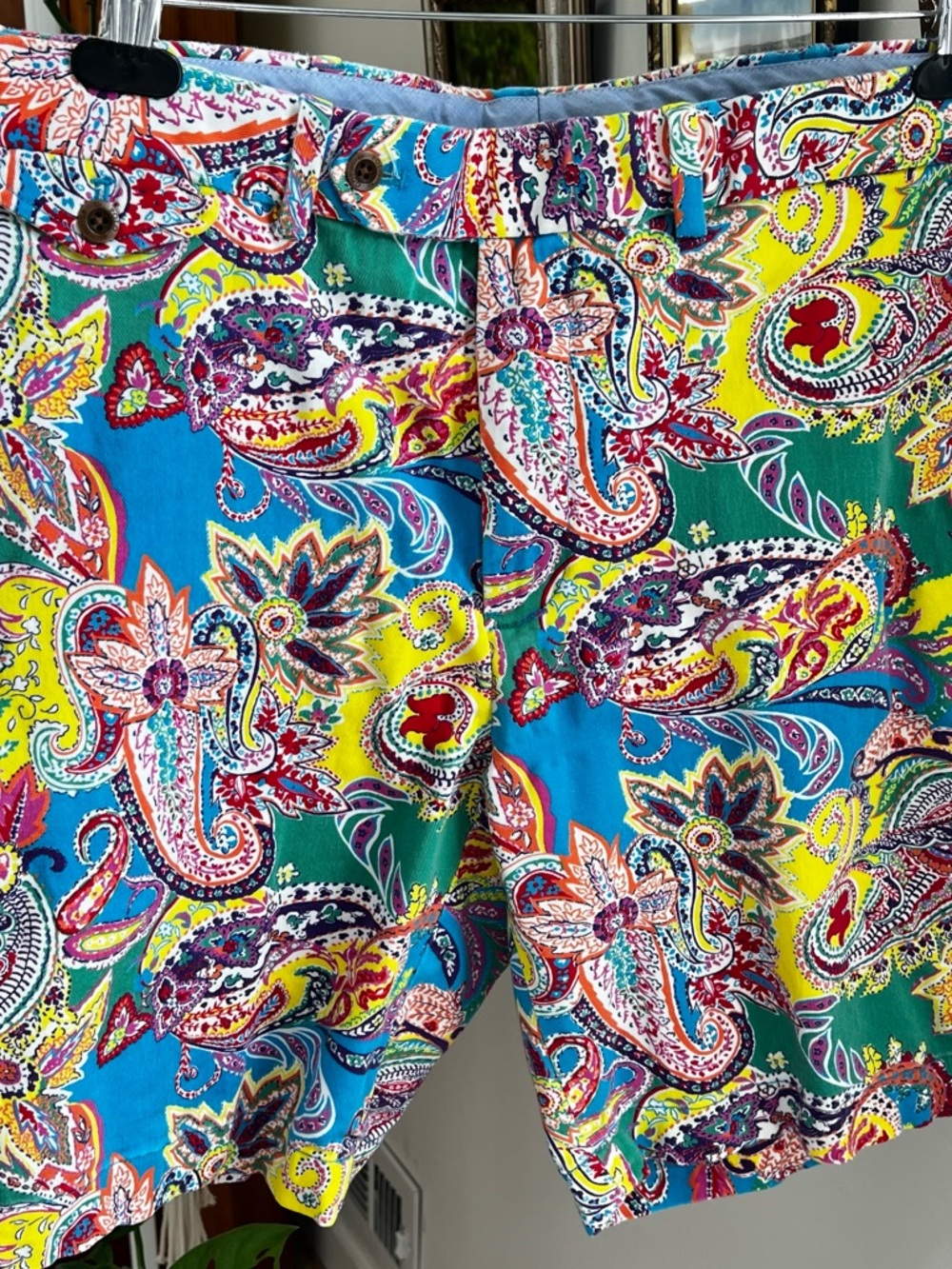 Vintage Paisley Polo Golf Short 36”